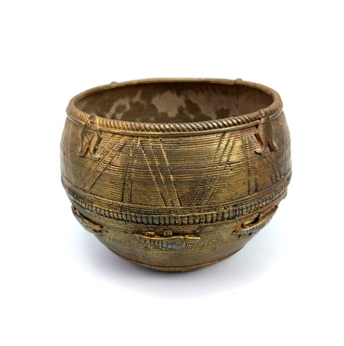 Indische messing dhokra schale - indische,