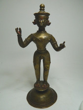 Venugopala Figur Gelbguss