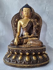 Antiker Buddha Nepal Bronze