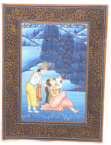 Handarbeit gemälde indien - handarbeit,