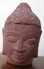 Buddha Kopf Rosafarbener