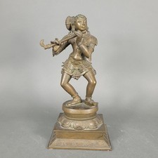 Gottheit Gott Krishna Bronze