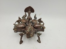 Alter Bronze Kumkum Behälter