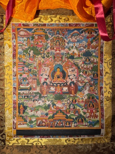 Thangka shakyamuni buddha - thangka,