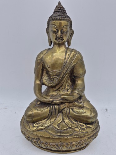 Asiatika bronze figur buddha - bronze,