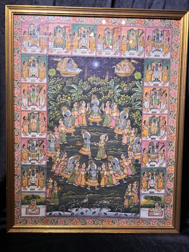 Shreenathji pichwai gemälde - shreenathji, pichwai-gemälde
