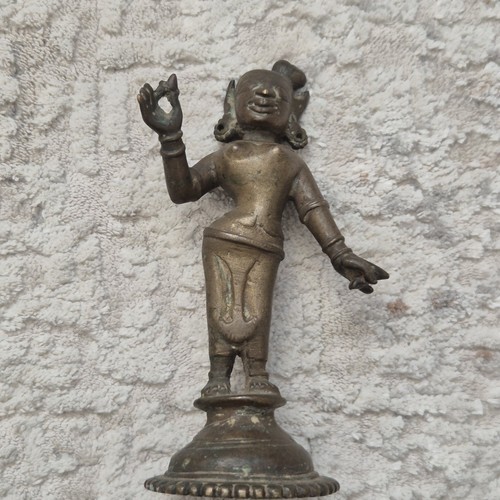 Antike indische bronze - antike, bronze-figur