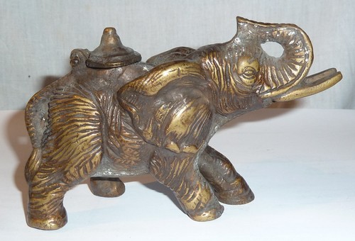 Orientalischer elefant bronze - elefant,