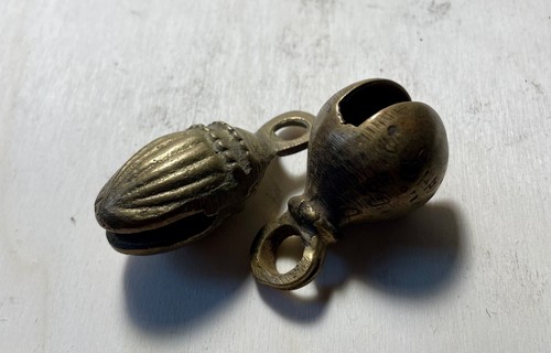 Antike indische messingglocke - indische,