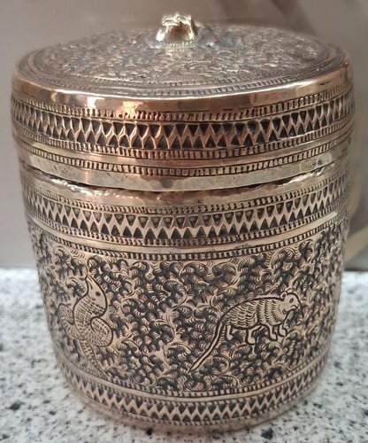 Antike indische teedose - antike, aus